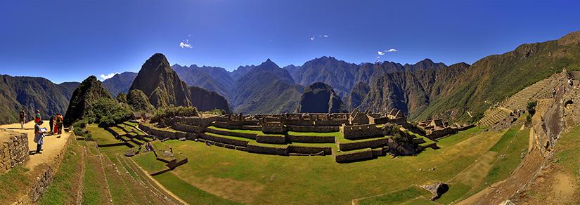 Machu Pichu fotografia panoramica 360 grados